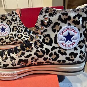 Converse Chuck 70 High 'Glow in The Dark Leopard Print' A13436C Women's Size 9